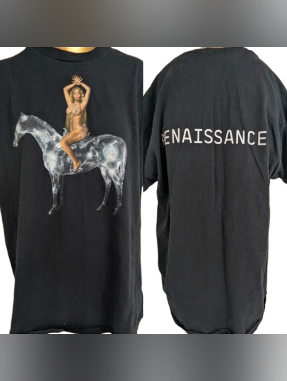 Beyonce Renaissance World Tour Riding horse Concert Tee XL